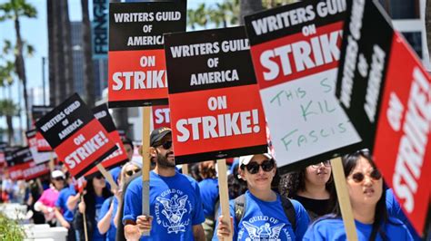 Hollywood’s actors and writers, on picket lines from LA to New York